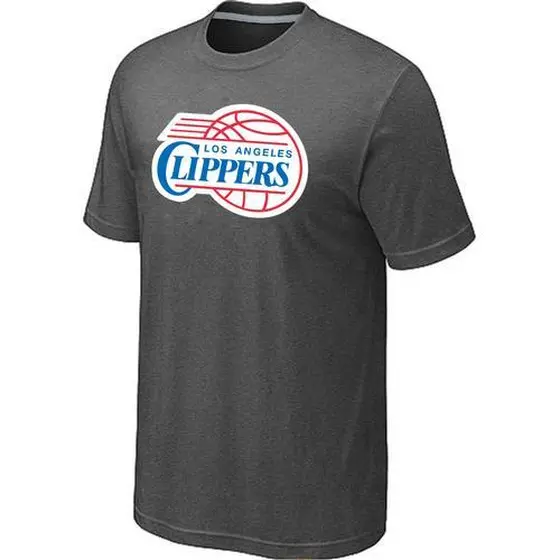 Men's Los Angeles Clippers Dark Grey Big & Tall Primary Logo T-Shirt