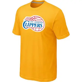 Men's Los Angeles Clippers Yellow Big & Tall Primary Logo T-Shirt -