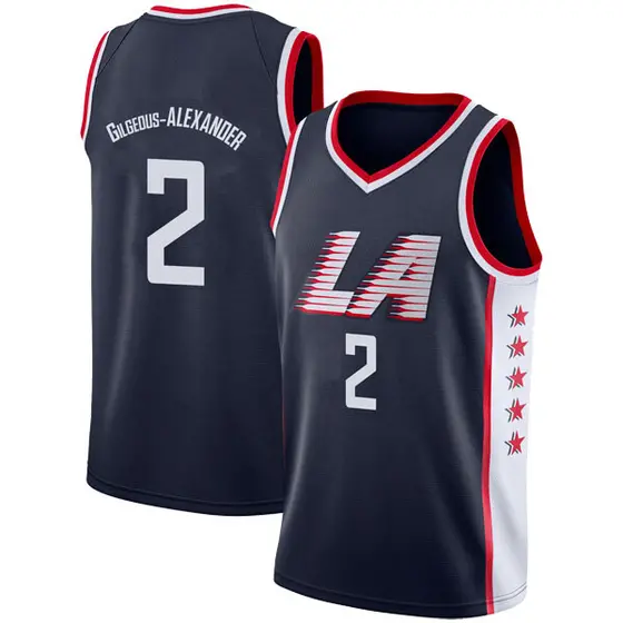 Big & Tall Men's Shai Gilgeous-Alexander Los Angeles Clippers Nike ...