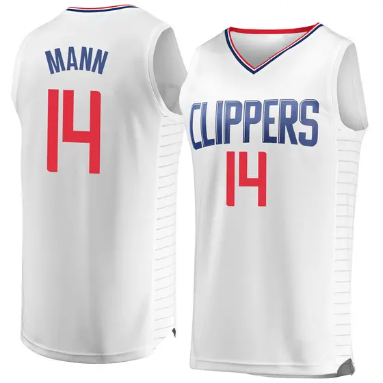 Big & Tall Men's Terance Mann Los Angeles Clippers Fanatics Branded Swingman White Fast Break 