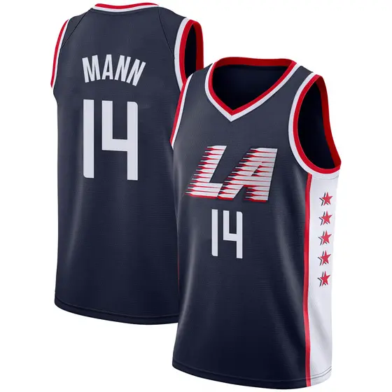 Big & Tall Men's Terance Mann Los Angeles Clippers Nike Swingman Navy