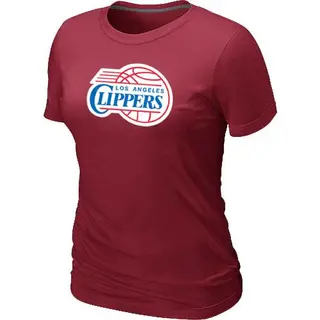 Women's Los Angeles Clippers Red Big & Tall Primary Logo T-Shirt -