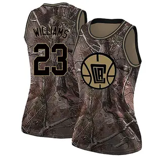 Basketball Uniform Swingman Suit White Orange Los Angeles Clippers Team WSF Jersey #23 Lou Williams New Fabric Fans Basketball Jerseys Unisex Sleeveless T-shirt
