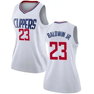 Women's Patrick Baldwin Jr. Los Angeles Clippers Nike Swingman White Jersey - Association Edition