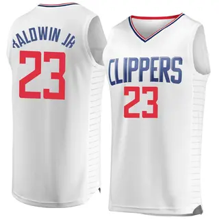 Youth Patrick Baldwin Jr. Los Angeles Clippers Fanatics Branded Fast Break White Jersey - Association Edition